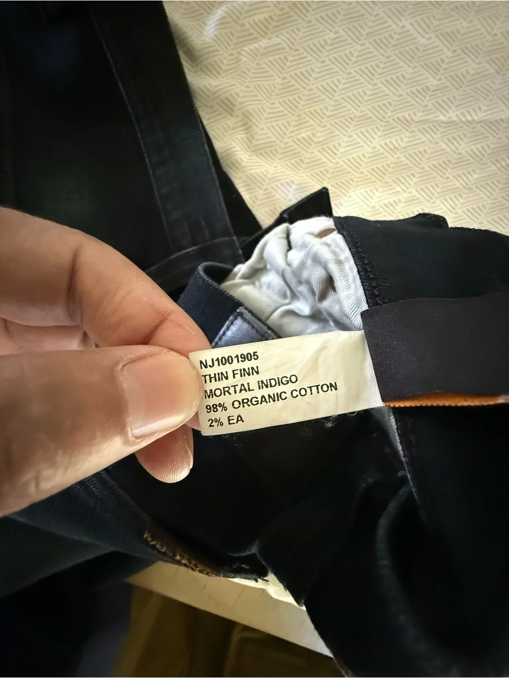 Nudie Jeans Slim Straight Black Wash Jeans
